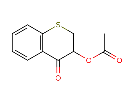4-oxo-3,4-dihydro-2H-thiochromen-3-yl acetate