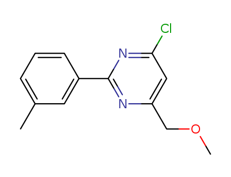 4-Chloro-6-(methoxymethyl)-2-(3-methylphenyl)pyrimidine