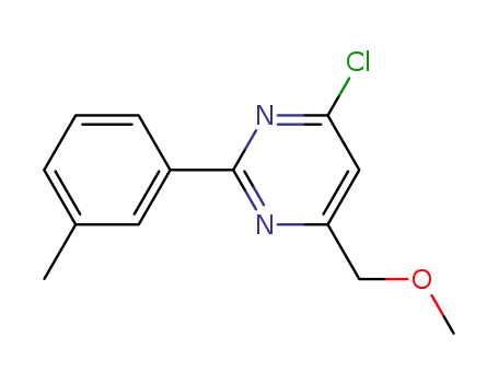 4-CHLORO-6-(METHOXYMETHYL)-2-(3-METHYLPHENYL)PYRIMIDINE cas  438249-83-3