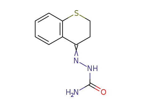 Molecular Structure of 93622-03-8 (Hydrazinecarboxamide,
2-(2,3-dihydro-4H-1-benzothiopyran-4-ylidene)-)