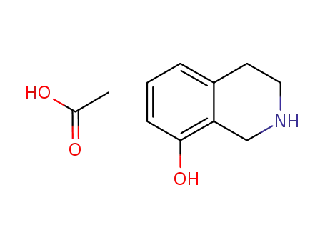 1,2,3,4-tetrahydro-8-hydroxyisoquinoline acetate