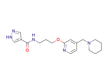 N-[3-(4-Piperidinomethyl-2-pyridyloxy)propyl]-pyrazole-4-carboxamide