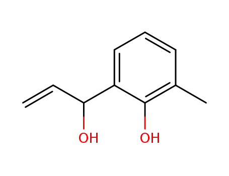 Molecular Structure of 911817-84-0 (Benzenemethanol, a-ethenyl-2-hydroxy-3-methyl-)