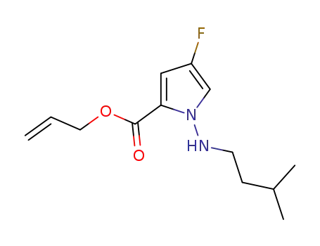 4-fluoro-1-(3-methyl-butylamino)-1H-pyrrole-2-carboxylic acid allyl ester