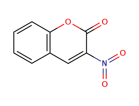 Molecular Structure of 28448-04-6 (2H-1-Benzopyran-2-one, 3-nitro-)
