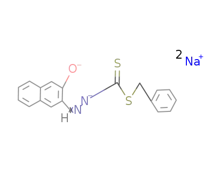 S-benzyl-β-N-(2-hydroxy-1-naphthyl)methylendithiocarbazate, disodium