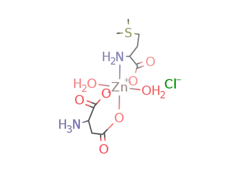 (diaquachloro-S-methylmethioninato)(asparaginato)-O,O'-zinc