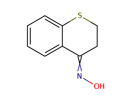 4H-1-Benzothiopyran-4-one,2,3-dihydro-, oxime