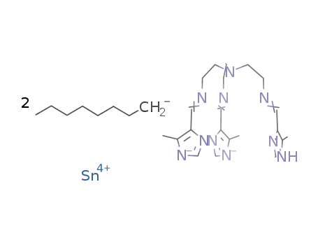 fac-cis-[di-n-octyltin(IV)(tren(4-Me-5-ImH)3(-2H))]