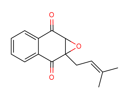 Naphth[2,3-b]oxirene-2,7-dione, 1a,7a-dihydro-1a-(3-Methyl-2-buten-1-yl)-(137492-06-9)
