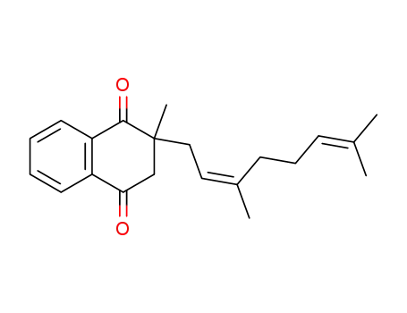 (Z)-2,3-benzo-5-methyl-5-(3,7-dimethylocta-2,6-dienyl)cyclohexane-1,4-dione