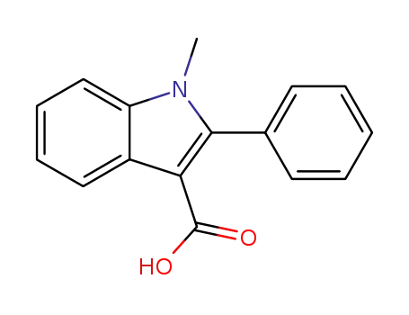 2-phenyl-1-methylindole-3-carboxylic acid