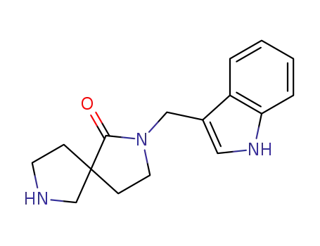 2-((1H-indol-3-yl)methyl)-2,7-diazaspiro[4.4]nonan-1-one