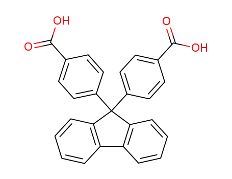 Molecular Structure of 54941-51-4 (Benzoic acid, 4,4'-(9H-fluoren-9-ylidene)bis-)