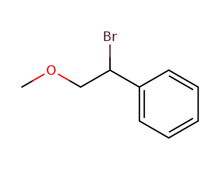 Molecular Structure of 29610-84-2 (Benzene, (1-bromo-2-methoxyethyl)-)