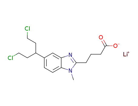 lithium 4-[1-methyl-5-bis-(2-chloroethyl)-benzimidazolyl-2] butanoate