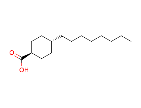 Cyclohexanecarboxylic acid, 4-octyl-, trans-
