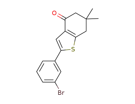 2-(3-bromophertyl)-6,6-dimethyl-6,7-dihydrobenzo[b]thiophen-4(5H)-one