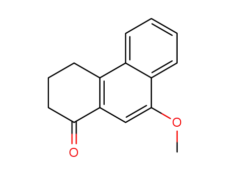 Molecular Structure of 19817-10-8 (9-methoxy-3,4-dihydrophenanthren-1(2H)-one)
