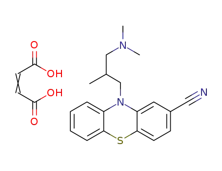 10-(3-(dimethylamino)-2-methylpropyl)-10H-phenothiazine-2-carbonitrile maleate
