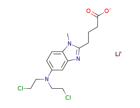 lithium 4-[1-methyl-5-bis-(2-chloroethyl)-benzimidazolyl-2]butanoate