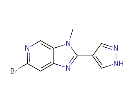 6-bromo-3-methyl-2-(1H-pyrazol-4-yl)-3H-imidazo[4,5-c]pyridine
