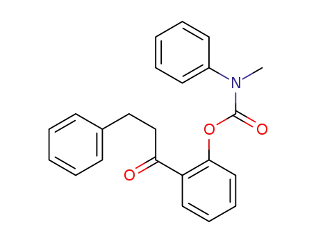 2-((Z)-3-hydroxy-3-phenylacryloyl)phenyl methylphenylcarbamate