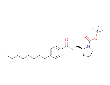 (S)-tert-butyl 2-((4-octylbenzamido)methyl)pyrrolidine-1-carboxylate
