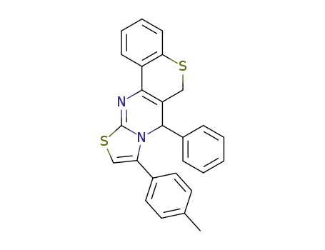 7-phenyl-9-(p-tolyl)-6,7-dihydrothiazolo[3,2-a]thiochromeno[4,3-d]pyrimidine