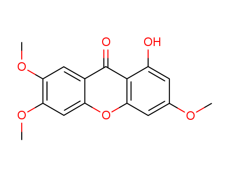9H-Xanthen-9-one, 1-hydroxy-3,6,7-trimethoxy-