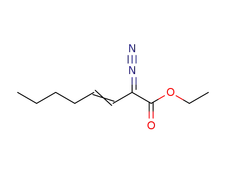 ethyl 2-diazo-3-octenoate