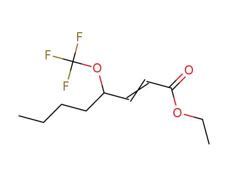 ethyl 4-trifluoromethoxy-2-octenoate