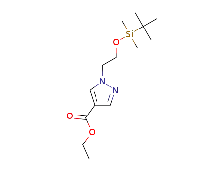ethyl 1-(2-((tert-butyldimethylsilyl)oxy)ethyl)-1H-pyrazole-4-carboxylate