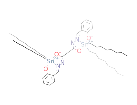 bis[di(n-octyl)tin(IV)] [N'1,N'4-bis(2-hydroxybenzylidene)succinohydrazide]