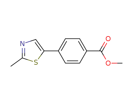 methyl 4-(2-methyl-1,3-thiazol-5-yl)benzoate