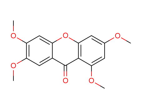 9H-Xanthen-9-one, 1,3,6,7-tetramethoxy-