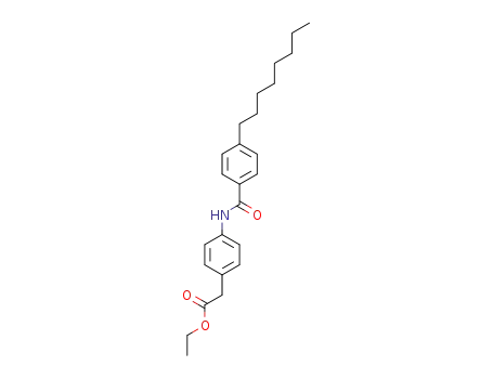 ethyl 2-(4-(4-octylbenzamido)phenyl)acetate