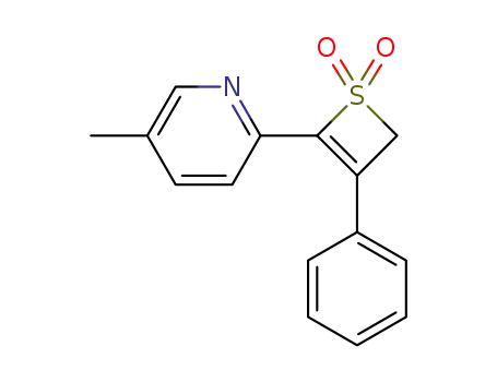 4-(5-Methylpyridin-2-yl)-3-phenyl-2H-thiete 1,1-dioxide