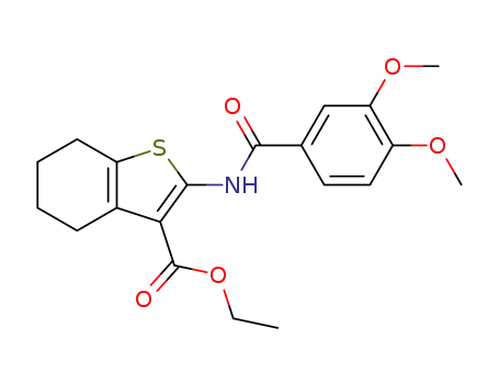 ethyl 2-[(3,4-dimethoxybenzoyl)amino]-4,5,6,7-tetrahydro-1-benzothiophene-3-carboxylate