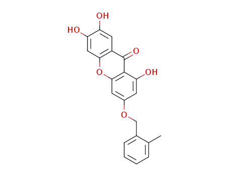 1,6,7-trihydroxy-3-((2-methylbenzyl)oxy)-9H-xanthen-9-one