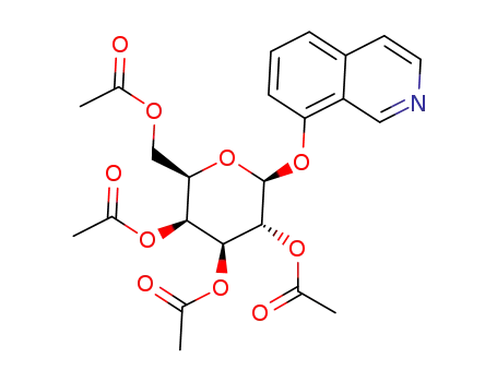 8-isoquinolinyl 2,3,4,6-tetra-O-acetyl-α/β-D-galactopyranoside