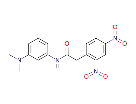 (2,4-dinitro-phenyl)-acetic acid-(3-dimethylamino-anilide)