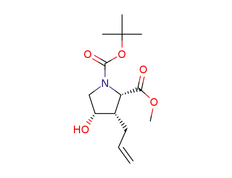 1-(tert-butyl) 2-methyl (2S,3S,4S)-3-allyl-4-hydroxypyrrolidine-1,2-dicarboxylate