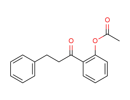 Molecular Structure of 113344-28-8 (1-Propanone, 1-[2-(acetyloxy)phenyl]-3-phenyl-)
