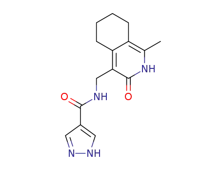 N-((1-methyl-3-oxo-2,3,5,6,7,8-hexahydroisoquinolin-4-yl)methyl)-1H-pyrazole-4-carboxamide
