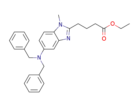 ethyl 4-(5-(dibenzylamino)-1-methyl-1H-benzo[d]imidazol-2-yl)butanoate