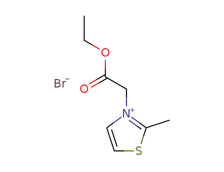 3-(2-ethoxy-2-oxoethyl)-2-methylthiazol-3-ium bromide