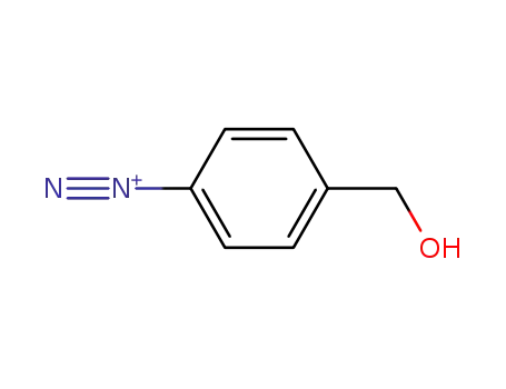 Molecular Structure of 78246-53-4 (4-(hydroxymethyl)benzenediazonium ion)