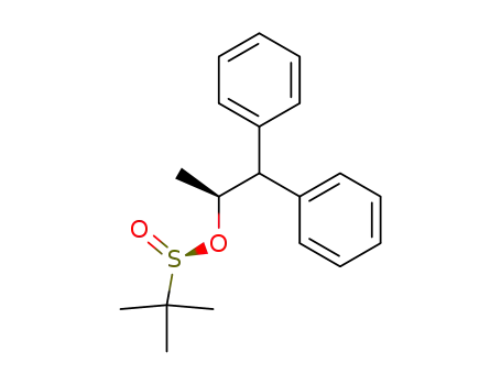 2-Methyl-propane-2-sulfinic acid (S)-1-methyl-2,2-diphenyl-ethyl ester