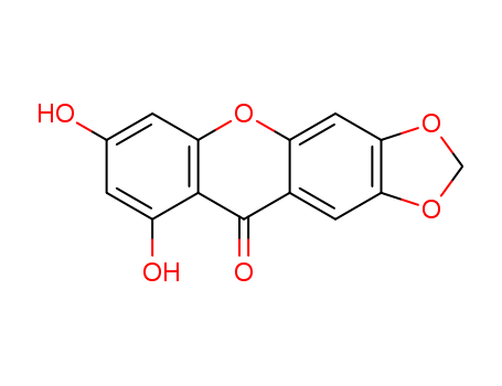 10H-1,3-Dioxolo[4,5-b]xanthen-10-one, 7,9-dihydroxy-